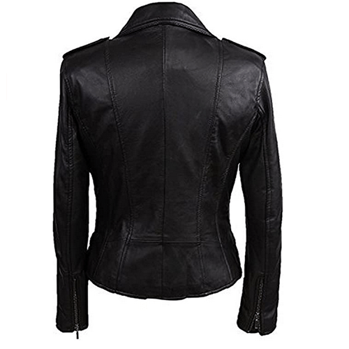 VINTAGE ROCK STYLE BIKERS LEATHER JACKET